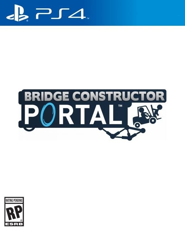 Portada oficial de Bridge Constructor Portal  PS4