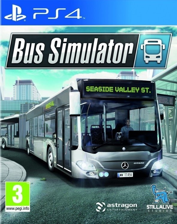 Portada oficial de Bus Simulator  PS4