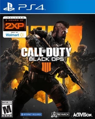 Portada oficial de Call of Duty: Black Ops 4  PS4