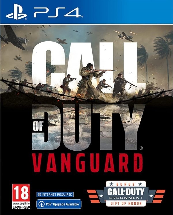 Portada oficial de Call of Duty: Vanguard  PS4
