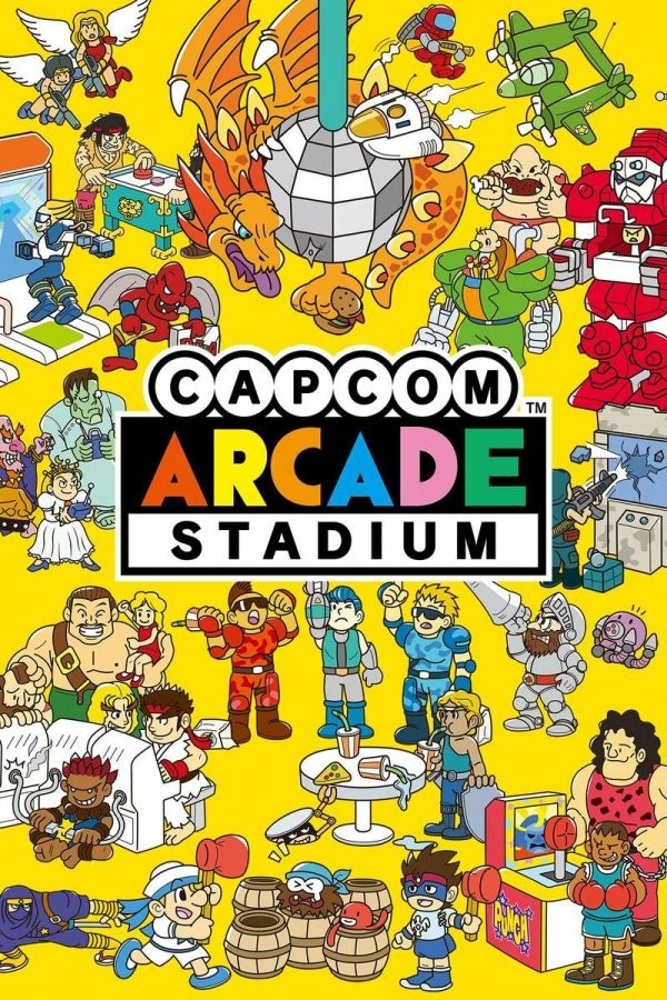 Portada oficial de Capcom Arcade Stadium  PS4