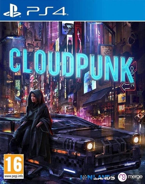Portada oficial de Cloudpunk  PS4