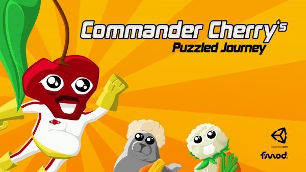 Portada oficial de Commander Cherry's Puzzled Journey  PS4