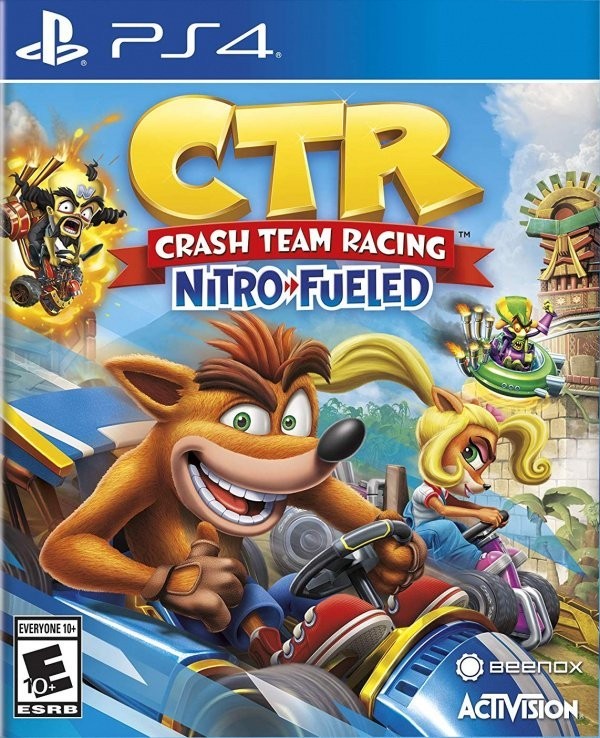 Portada oficial de Crash Team Racing Nitro-Fueled  PS4