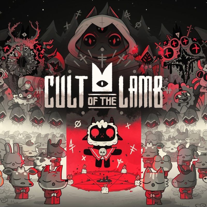 Portada oficial de Cult of the Lamb  PS4