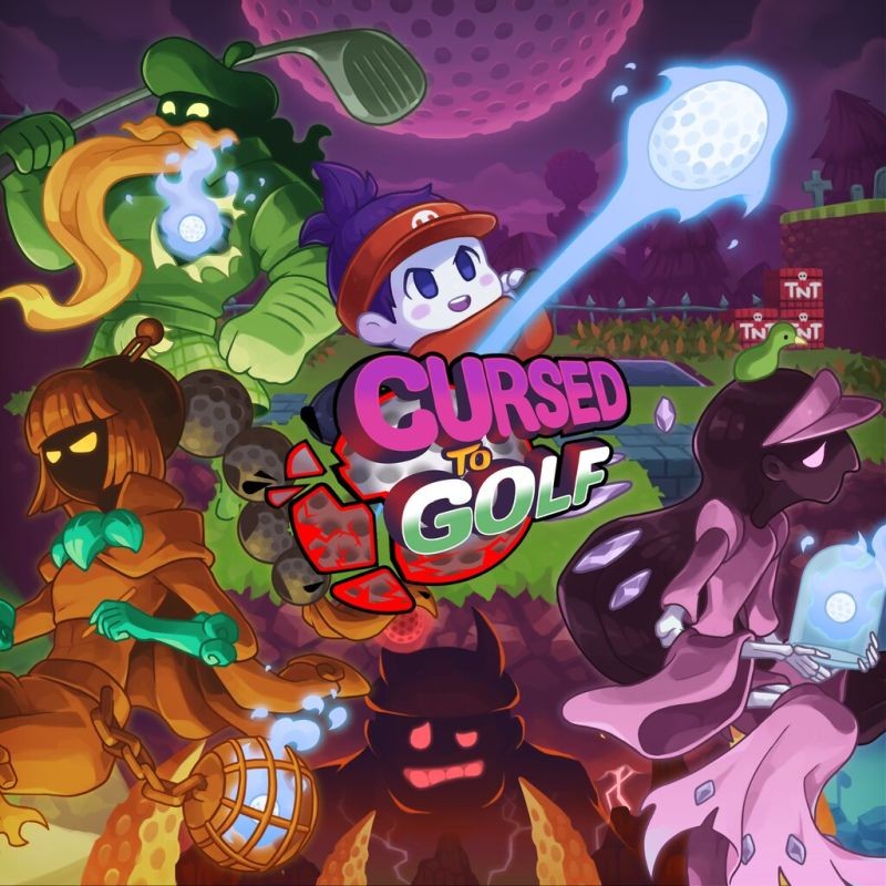 Portada oficial de Cursed to Golf  PS4