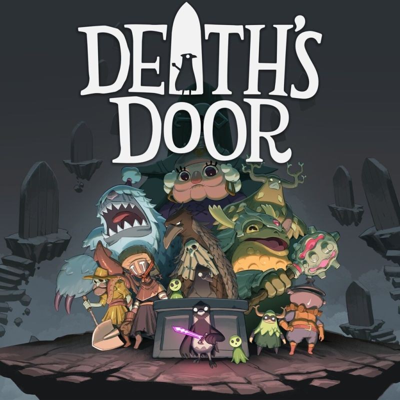 Portada oficial de Death's Door  PS4