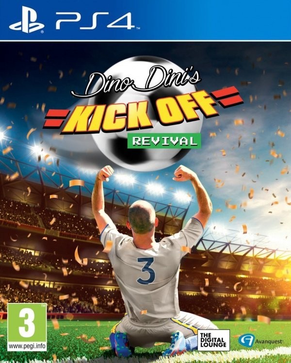 Portada oficial de Dino Dini's Kick Off Revival  PS4