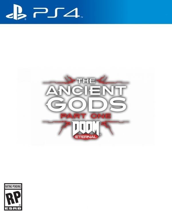 Portada oficial de DOOM Eternal: The Ancient Gods - Part One  PS4