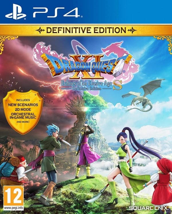 Portada oficial de Dragon Quest XI S: Echoes of an Elusive Age  PS4