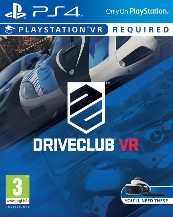 Portada oficial de DriveClub VR  PS4