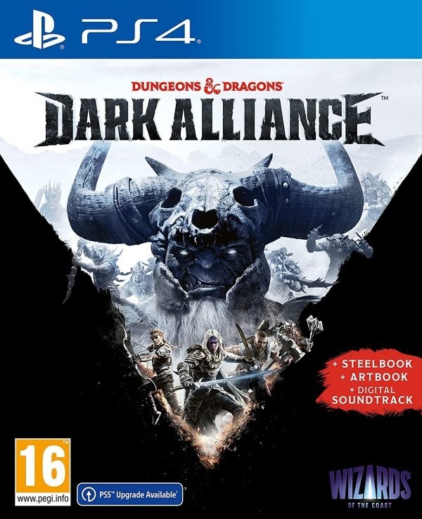 Portada oficial de Dungeons & Dragons: Dark Alliance  PS4