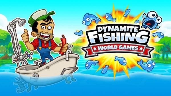 Portada oficial de Dynamite Fishing - World Games  PS4
