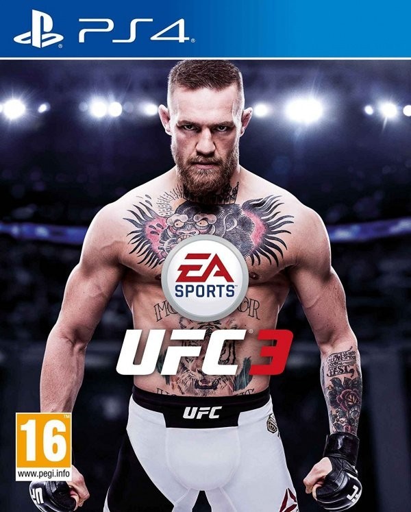 Portada oficial de EA Sports UFC 3  PS4