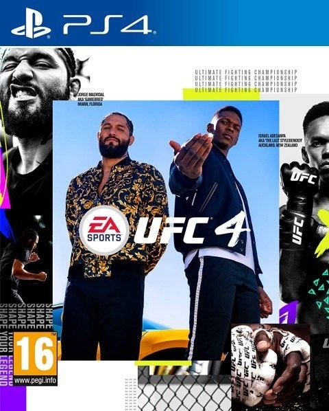 Portada oficial de EA Sports UFC 4  PS4