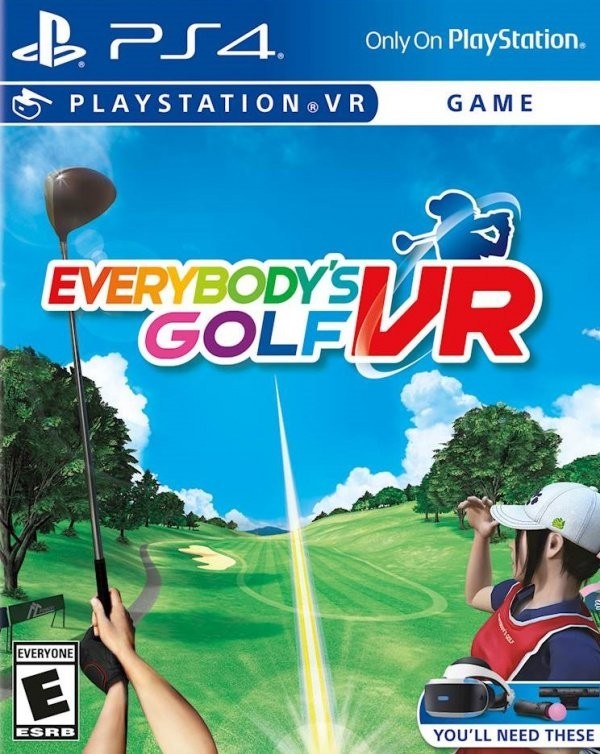 Portada oficial de Everybody's Golf VR  PS4