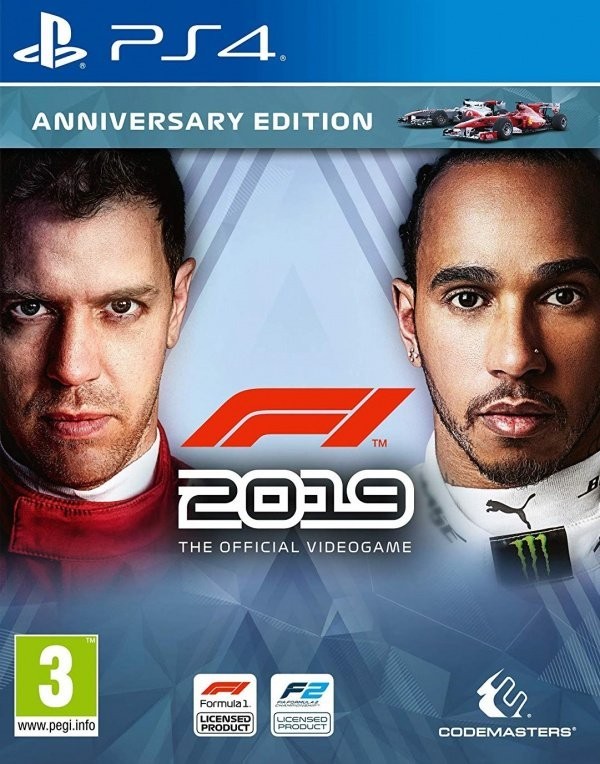 Portada oficial de F1 2019  PS4