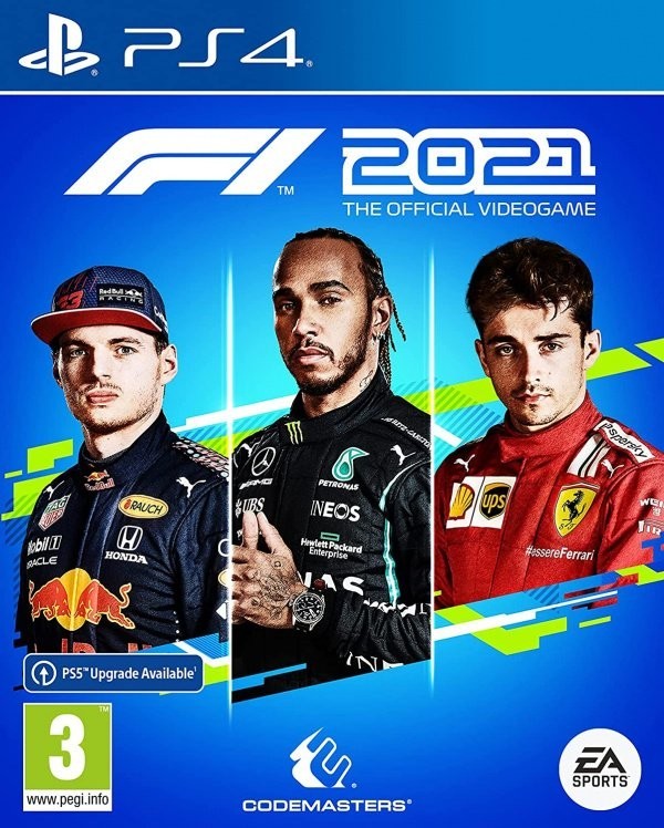 Portada oficial de F1 2021  PS4