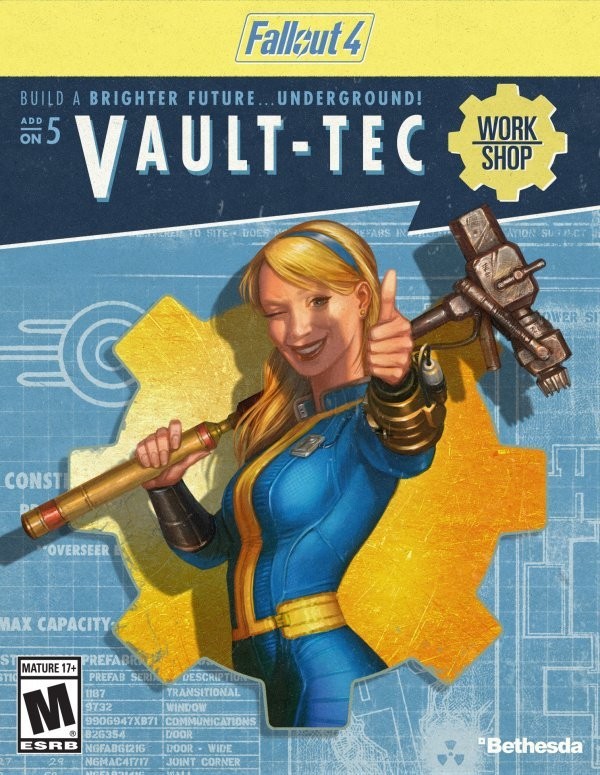 Portada oficial de Fallout 4: Vault-Tec Workshop  PS4