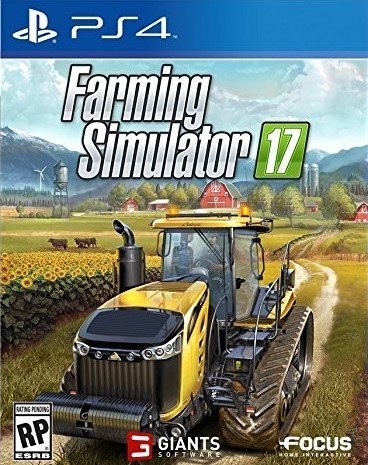 Portada oficial de Farming Simulator 17  PS4