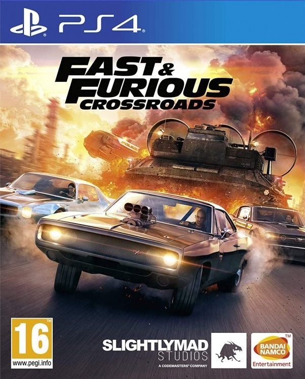 Portada oficial de Fast & Furious Crossroads  PS4