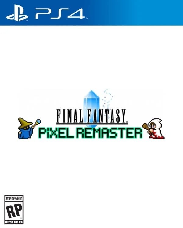 Portada oficial de Final Fantasy IV Pixel Remaster  PS4