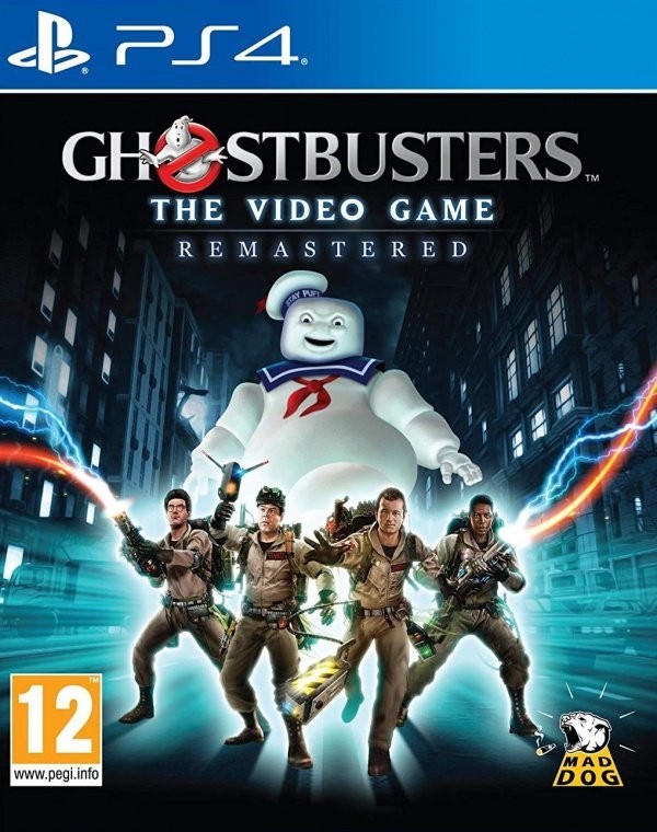 Portada oficial de Ghostbusters: The Video Game Remastered  PS4