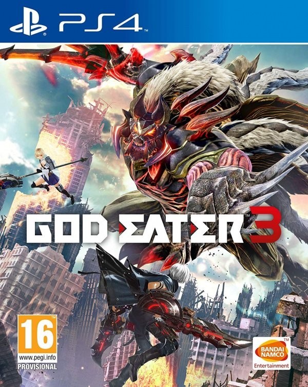 Portada oficial de God Eater 3  PS4