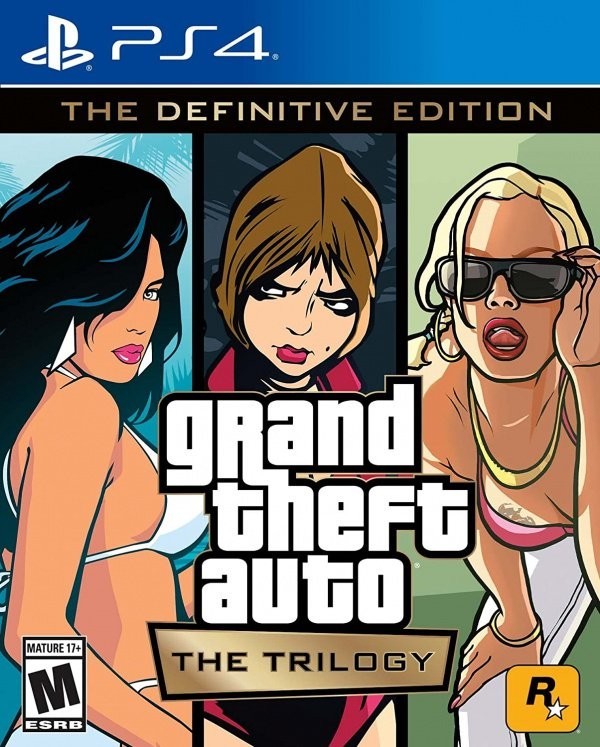 Portada oficial de Grand Theft Auto: The Trilogy - Definitive Edition  PS4