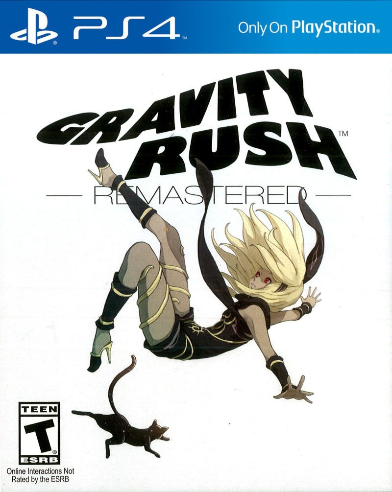 Portada oficial de Gravity Rush Remastered  PS4