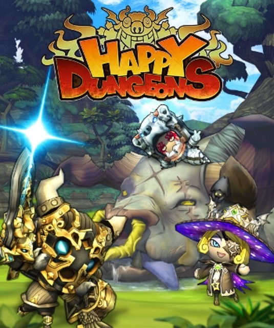 Portada oficial de Happy Dungeons  PS4