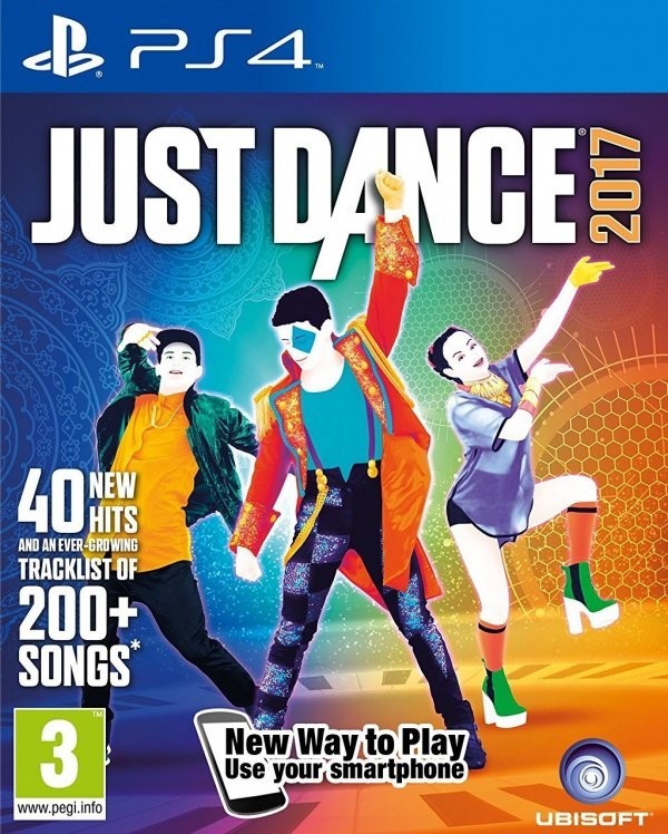 Portada oficial de Just Dance 2017  PS4