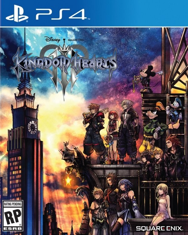 Portada oficial de Kingdom Hearts III  PS4