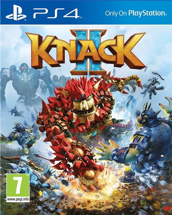 Portada oficial de Knack 2  PS4