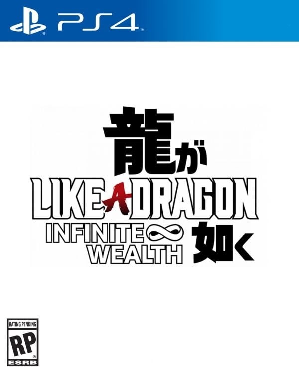Portada oficial de Like a Dragon: Infinite Wealth  PS4