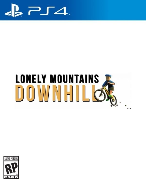 Portada oficial de Lonely Mountains: Downhill  PS4