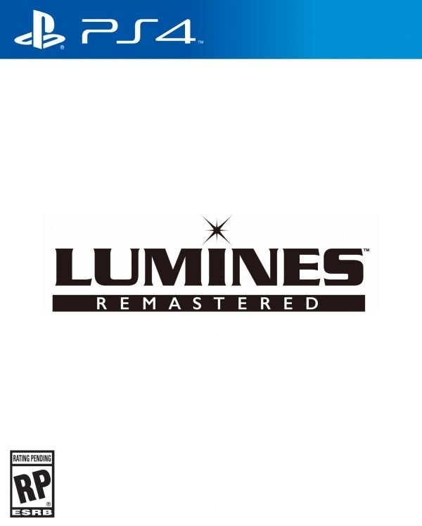 Portada oficial de Lumines Remastered  PS4