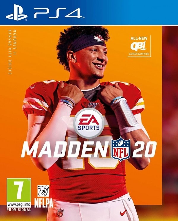 Portada oficial de Madden NFL 20  PS4