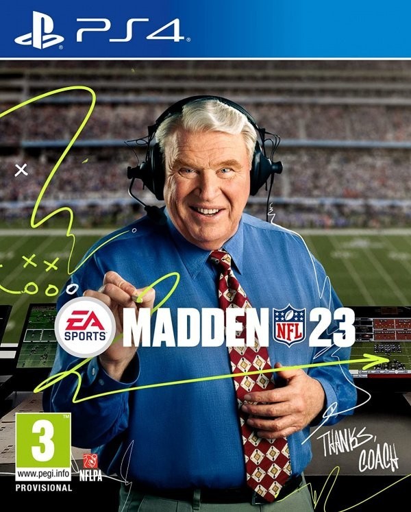 Portada oficial de Madden NFL 23  PS4