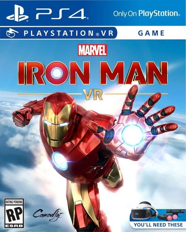 Portada oficial de Marvel's Iron Man VR  PS4