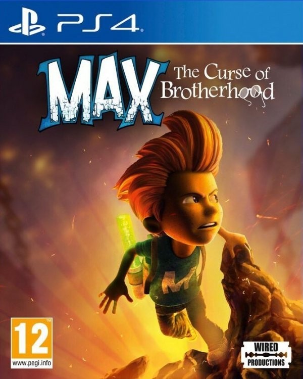 Portada oficial de Max: The Curse of Brotherhood  PS4