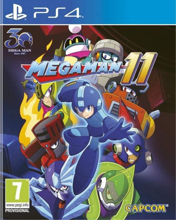 Portada oficial de Mega Man 11  PS4