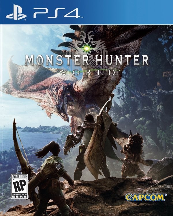 Portada oficial de Monster Hunter: World  PS4