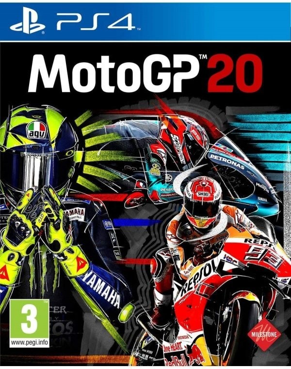 Portada oficial de MotoGP 20  PS4