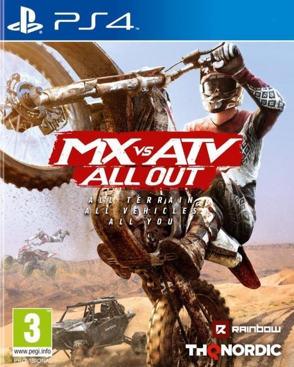 Portada oficial de MX vs. ATV All Out  PS4