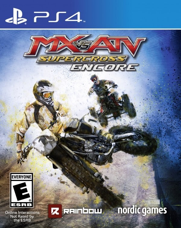 Portada oficial de MX vs. ATV Supercross Encore  PS4