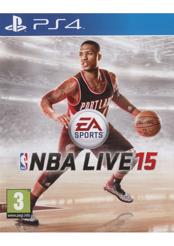 Portada oficial de NBA Live 15  PS4