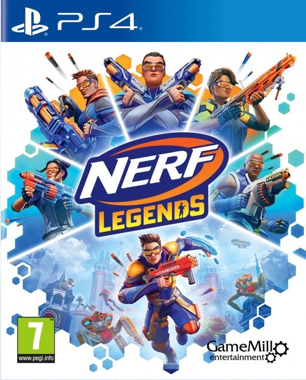 Portada oficial de Nerf Legends  PS4
