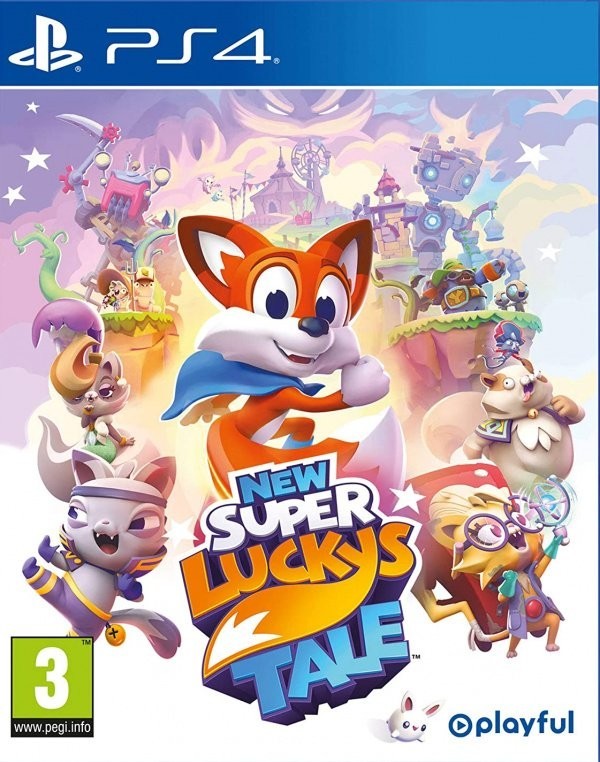 Portada oficial de New Super Lucky's Tale  PS4