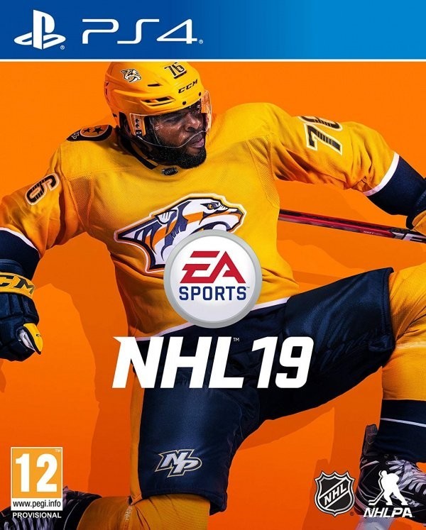 Portada oficial de NHL 19  PS4